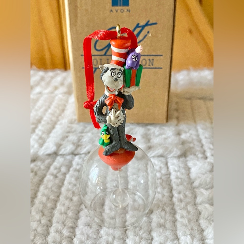 Avon 1998 Dr. Seuss Cat in the Hat Bell Ornament